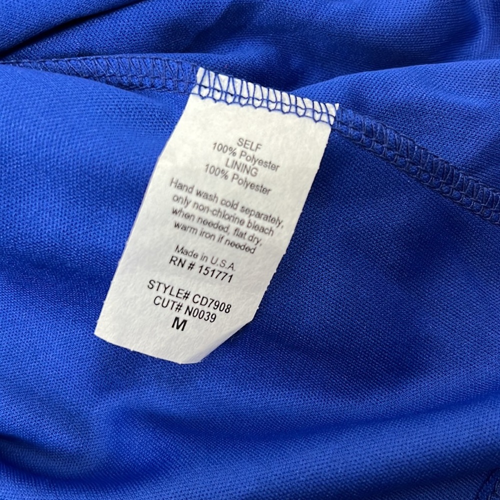 Gilli blue double tiered dress Womens medium - Picture 11 of 12